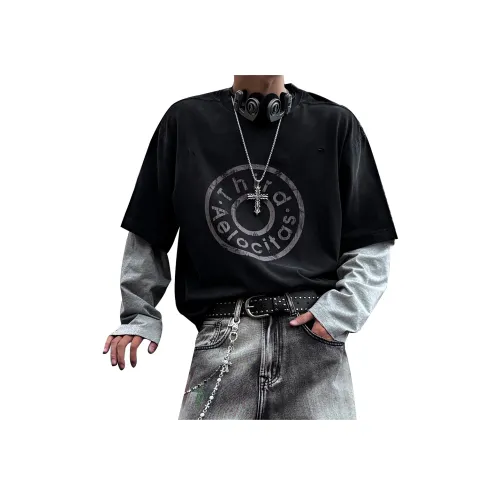 KUXIANSEN Длинный рукав Т-рубашка Унисекс