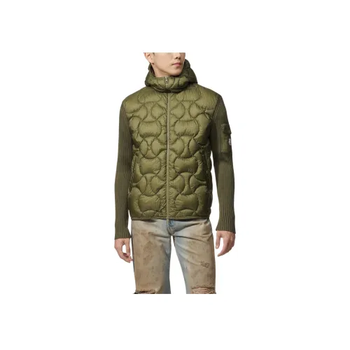 Moncler Пуховик Мужской Зеленый