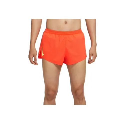 Nike Orange Men's Casual Shorts Nike Оранжевые Мужские Повседневные Шорты