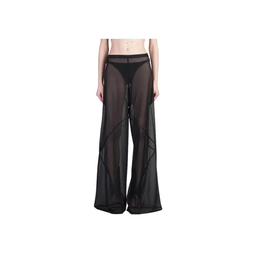 RICK OWENS Черные Женские Повседневные Брюки
