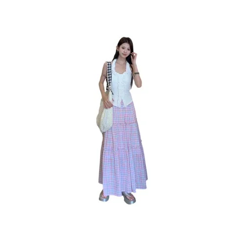 COVER TIME Повседневная длинная юбка для женщин