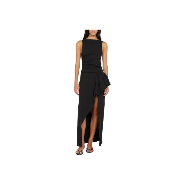 knee length dresses for ladies Sol Asym Dress in Mediterranean Blue main image 1