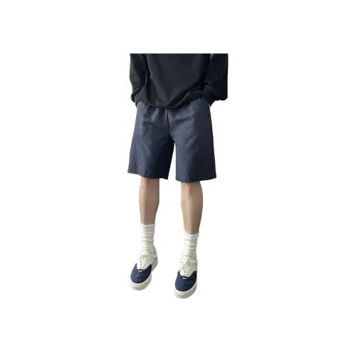 GENT LORE Темно-синие унисекс повседневные шорты