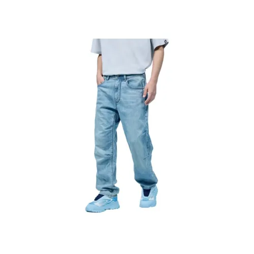 ABLE JEANS Винтаж Небесно-Синий Мужские Джинсы