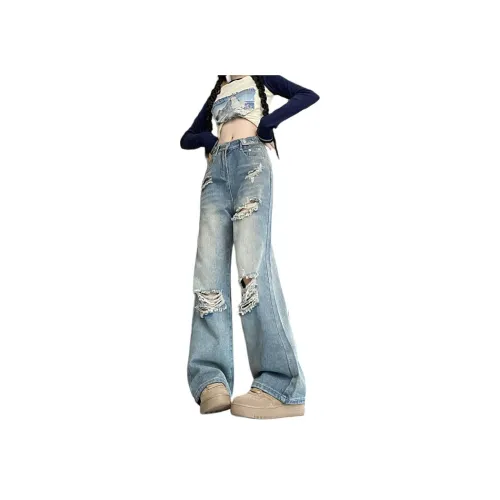 Concubine Zhu Джинсы Женские Синие