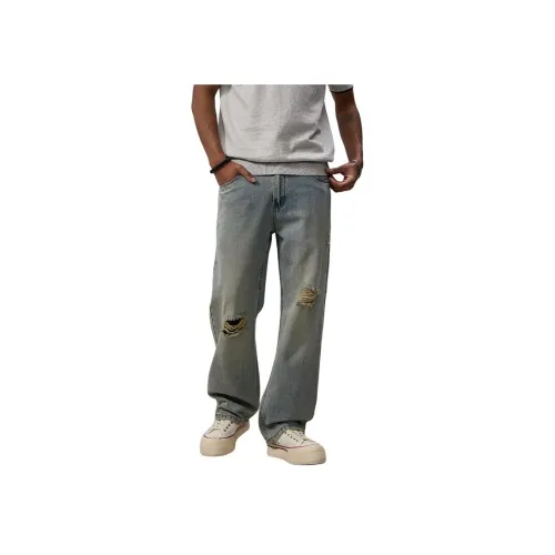 SONGS ALONG Джинсы Унисекс Light Синий