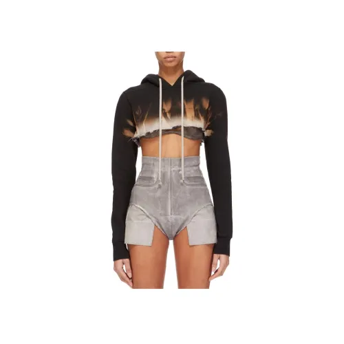 Rick Owens DRKSHDW FW24 Толстовка Женская Черная