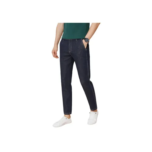 GXZP Темно-синий Мужские Джинсы