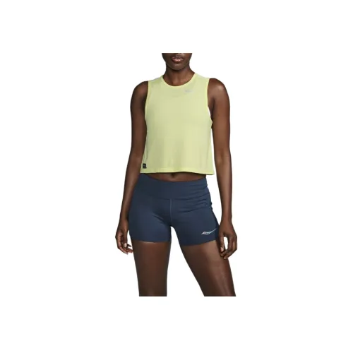 Saucony Секундомер Майка Женская Желтая