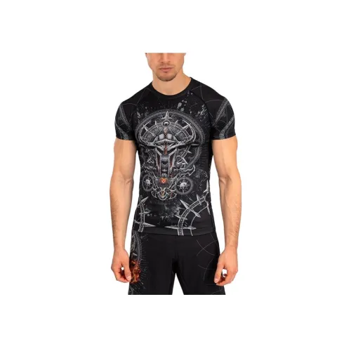 VENUM T-рубашка мужская черная серебряная