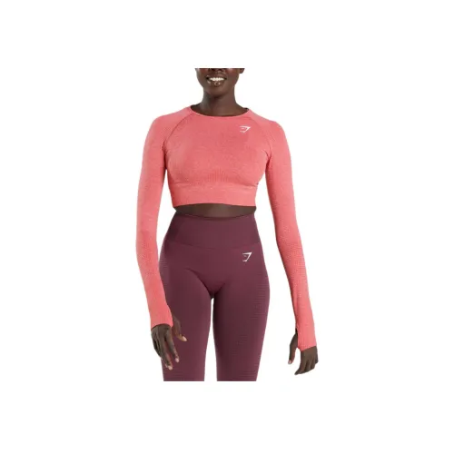 GYMSHARK T-Shirt Женская Chili Красный Глиняной Серый Rock