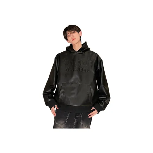 FRLMK Черный Унисекс Кожаные куртки