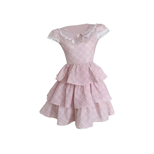 AFGGD Короткий рукав Платье Женское