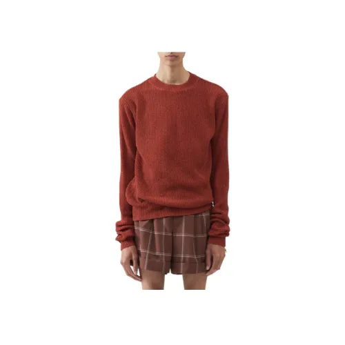 BED J.W. FORD Red Men's Sweaters BED J.W. FORD Красные Мужские Свитера