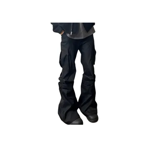 GANGZAI Черные Унисекс Карго Брюки