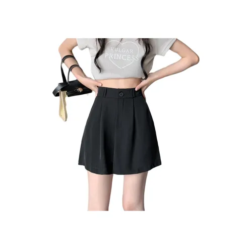 MUCCHIC Черные Женские Повседневные Шорты