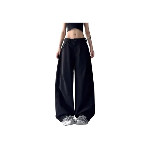 MUCCHIC Черные Женские Костюмные Брюки