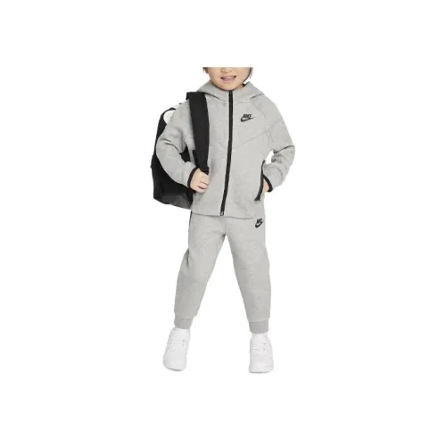nike Kids Комплекты Детская одежда Sportswear Tech Fleece Полузиповый комплект Gray Infant и Toddler
