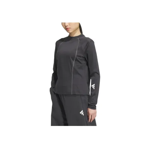 Adidas T-Shirt Женская Угольный Черный