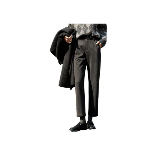 Mo Han Yi Mei Повседневные брюки Женские Темно-серый