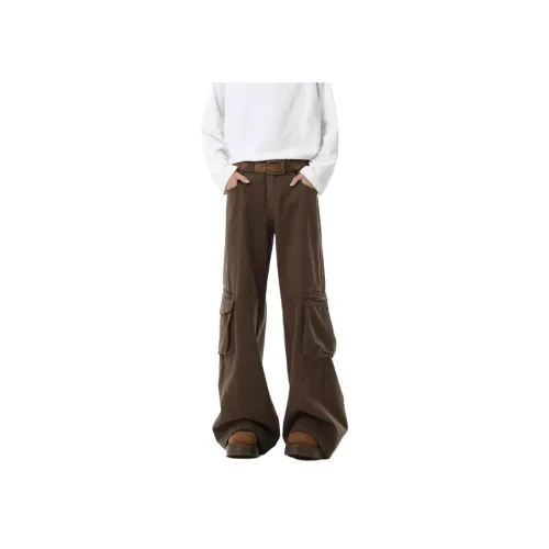 GEOGRE ALEX Кофейный Мужской Джинсы