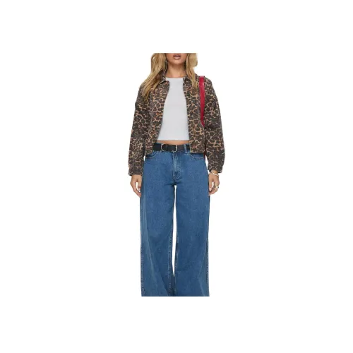 PRINCESS POLLY CARMELA Куртка Куртки Пальто Женские Леопард Леопардовый принт