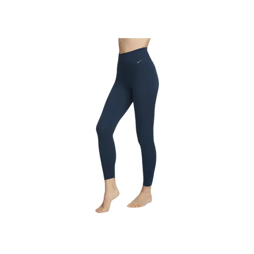 Nike Zenvy Leggings Женские Морской Синий