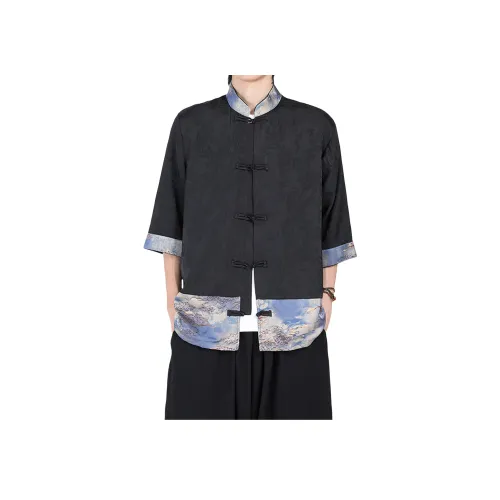 HSWLD Черная унисекс рубашка