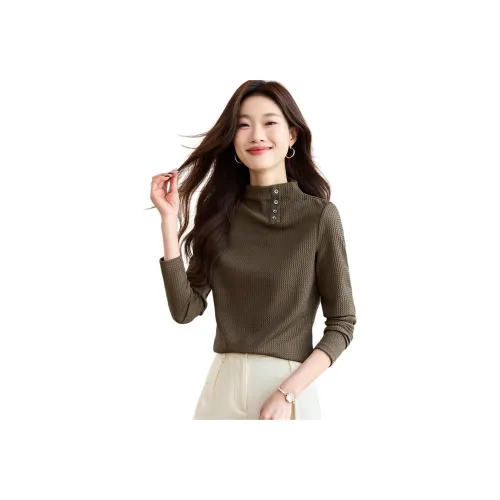 H YXIANG Кофе Женские T-рубашки