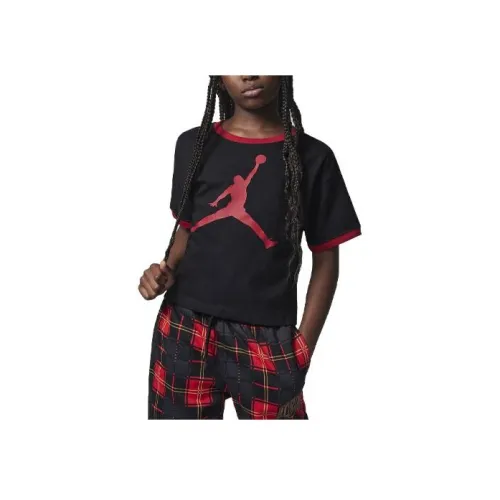 Jordan Essentials Ringer Детская одежда Essentials Ringer Tee T-рубашка Детская Черная