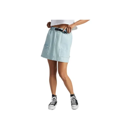 Конверс Джинсовые короткие юбки Женские Blue