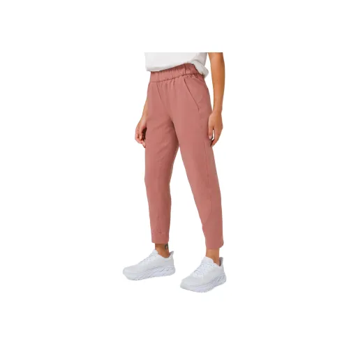 lululemon Pull On Tapered Нога Повседневные брюки Женские Smoke Pink