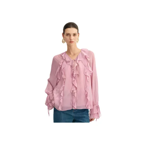 FABRIQUE Cherry Blossom Pink Женские Рубашки