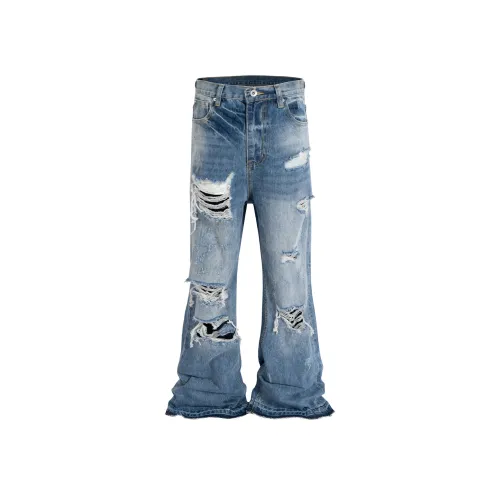 Pirkadat Винтаж Унисекс Джинсы