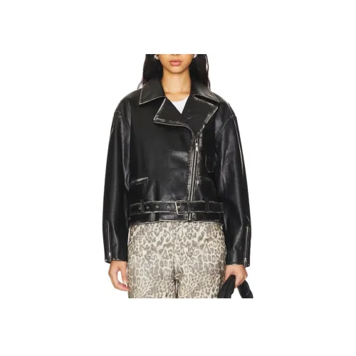 SUPERDOWN LANA Искусственная кожа Куртка Кожа Куртка Женская