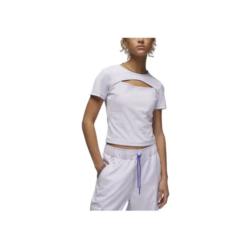 Jordan Sport Светло-фиолетовые Женские T-рубашки