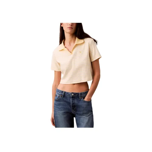 Calvin Klein Желтые Полосы Женское Поло