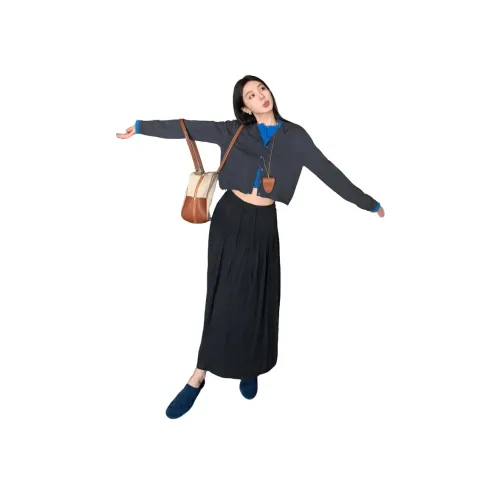 PARKYEON Топ+Юбка Женские Комплекты Юбка