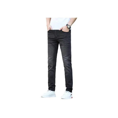 ZENGZHI Весна Осень Джинсы Slim Fit Straight Fit Unisex