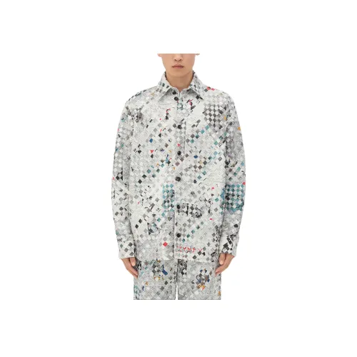 Bottega Veneta Кожа Куртка Мужская Светло-Серый