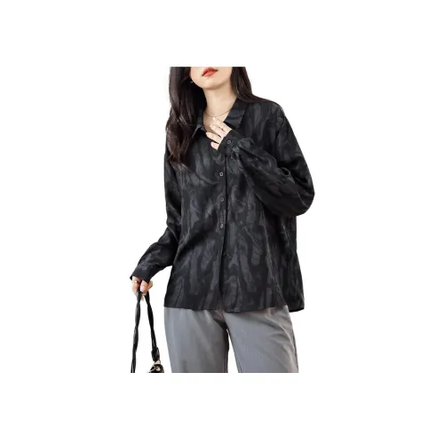 PASSCODIO Черные Женские Рубашки