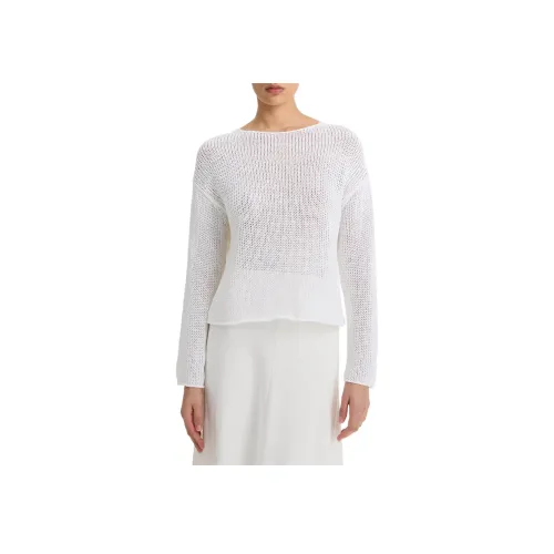 VINCE Оптический Белый Женский Трикотаж