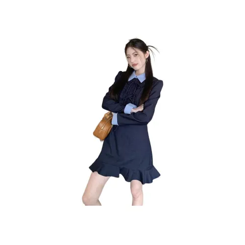 ZUKIZUKI Длинное платье с длинными рукавами женское