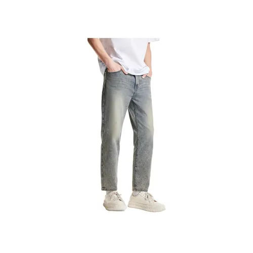 JACK JONES· Джинсы Мужские E42 Джинсовый Синий