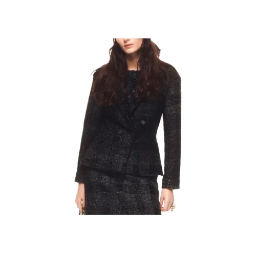 CHANEL 24 Осенний и Зимний Куртки и Пальто Женские Черный Серый