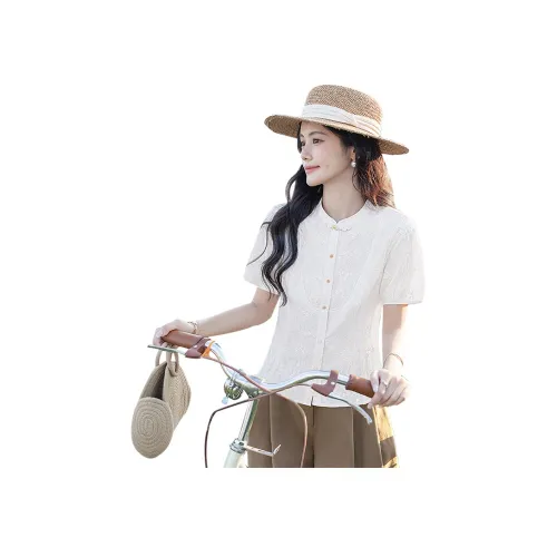 Cypress House Рубашка Женская Абрикос