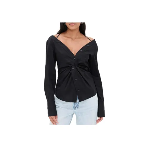 GOOD AMERICAN Черные Женские Рубашки