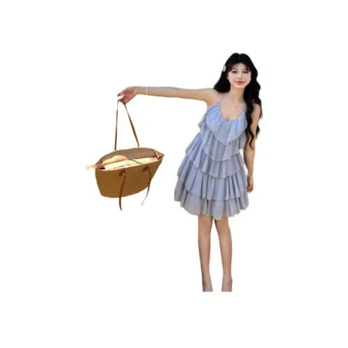 AFGGD Светло-синие женские слиплатья