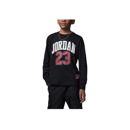 Jordan Flight Черный KIDS T-рубашки