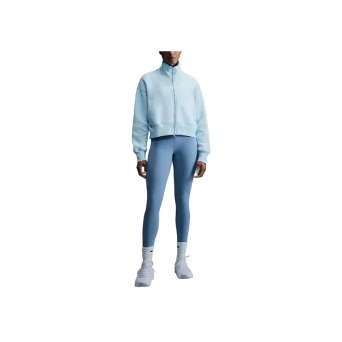 nike Sportswear Phoenix Fleece Куртки Пальто Женские Glacier Blue